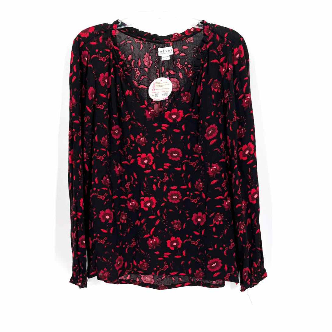 Size M VELVET Black Shirt