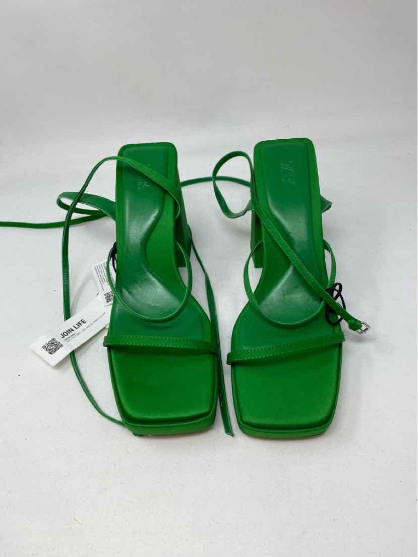 Shoe Size 42 ZARA Green Sandals