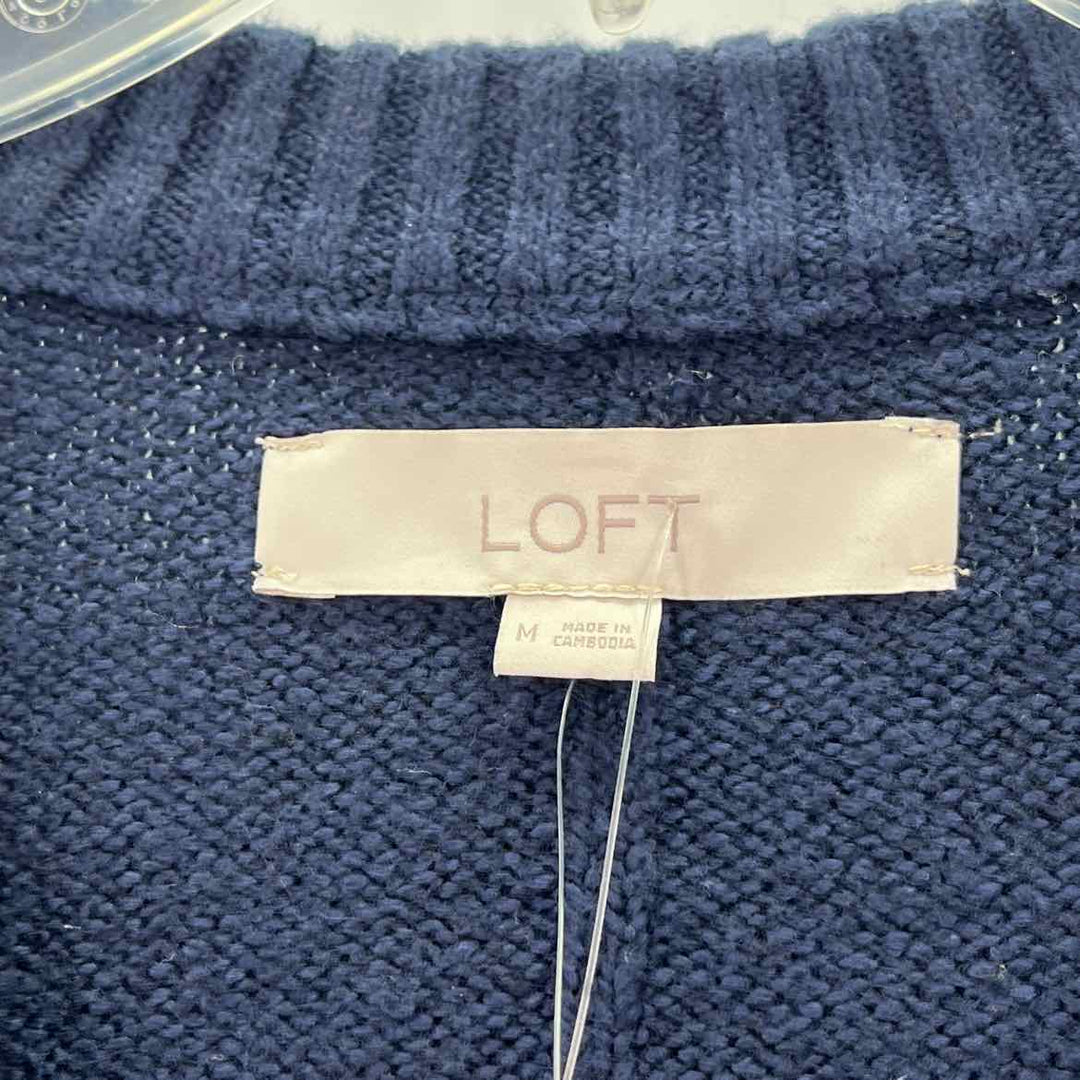 Size M LOFT Navy Sweater