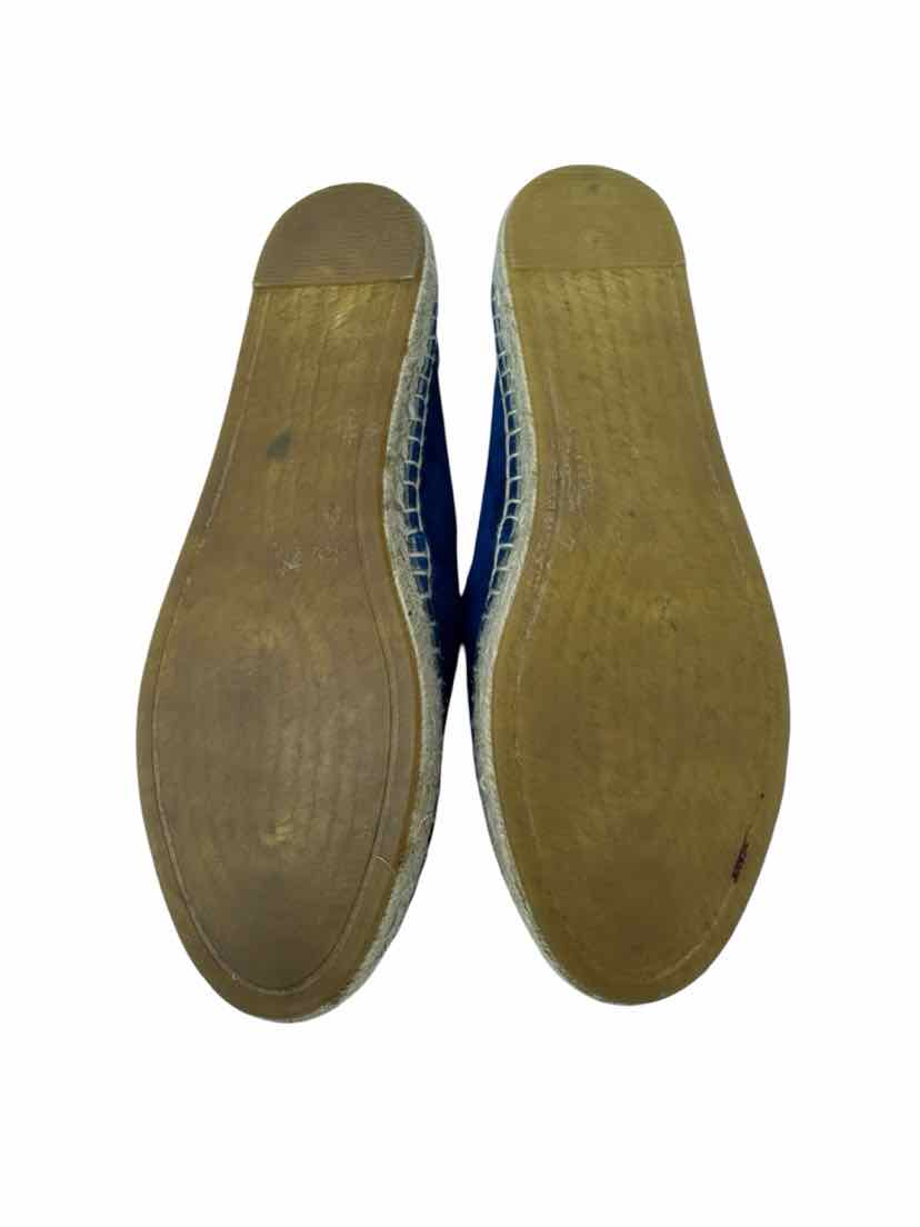 Shoe Size 6 Tory Burch Blue Suede Flats