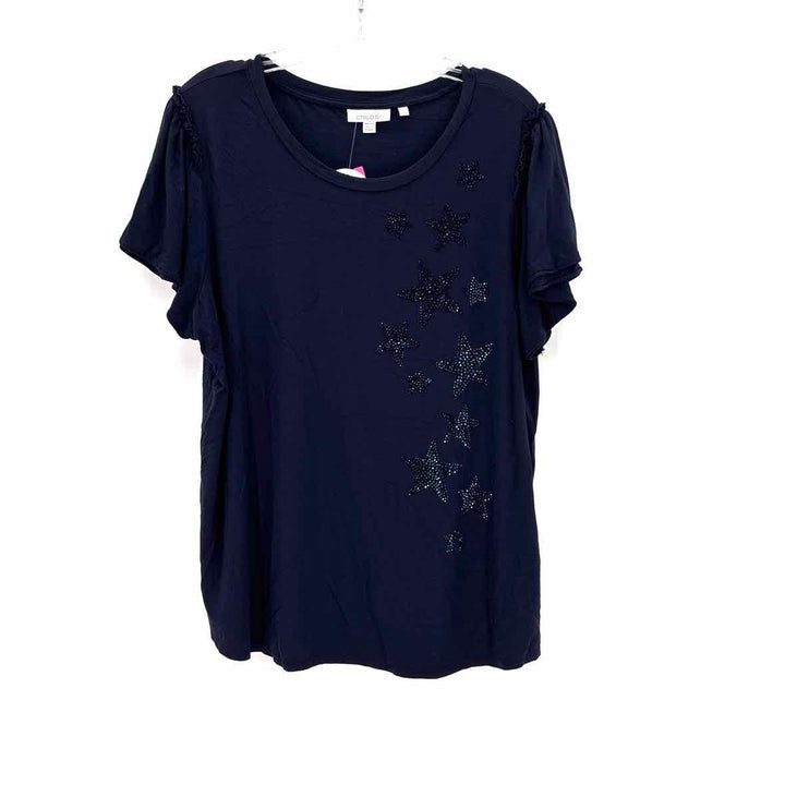 Size XL Chico's Navy Shirt