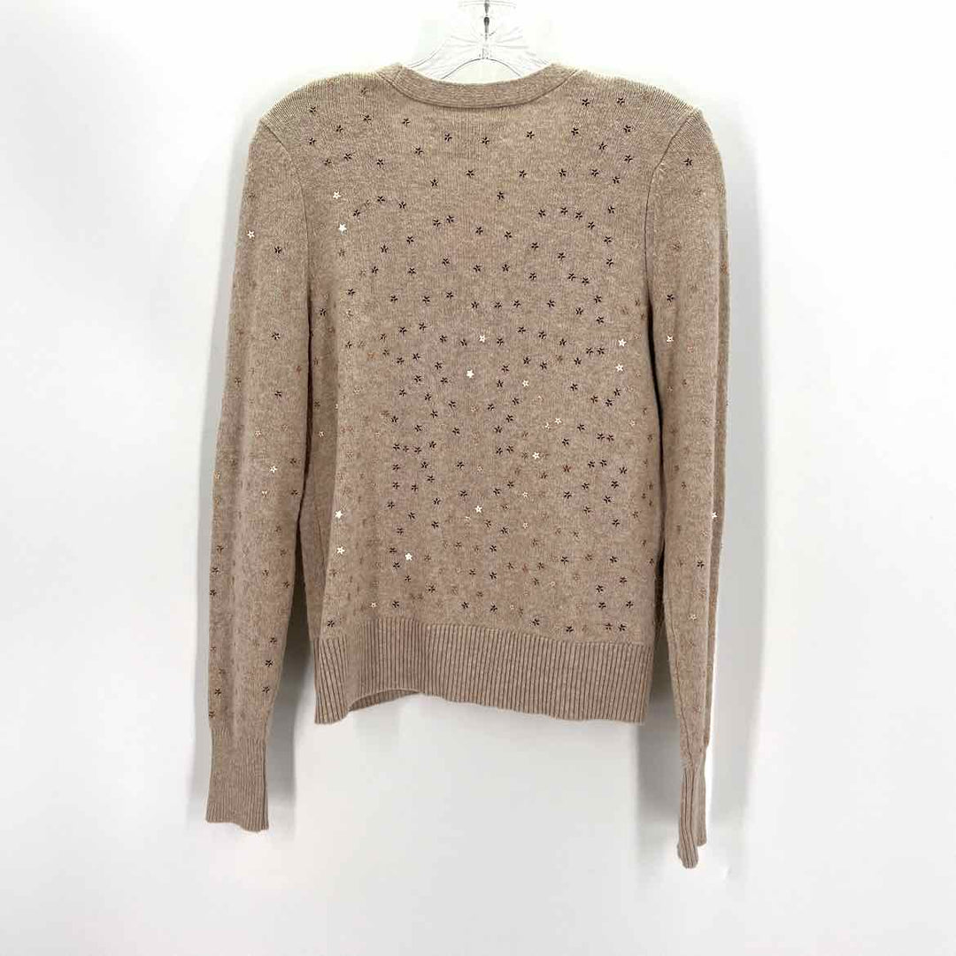 Size XS LOFT Oatmeal Knit Cotton Sweater