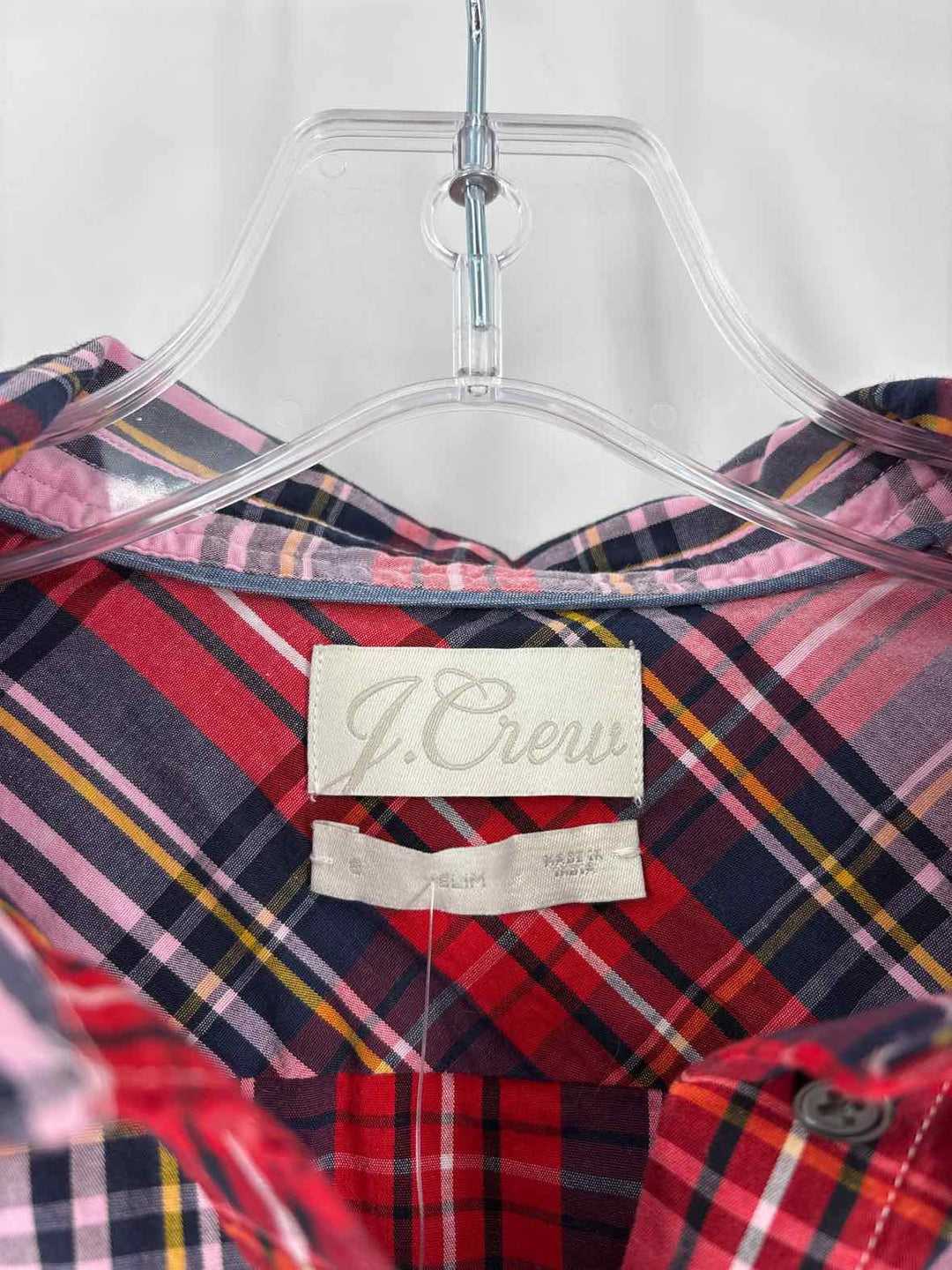 Size 8 J Crew Multi-Color Shirt