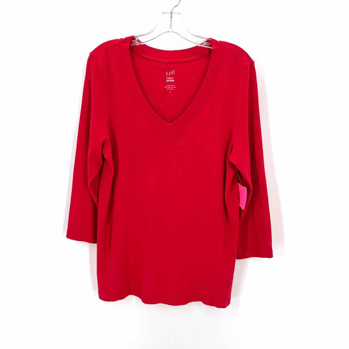 Size M J JILL Red Shirt