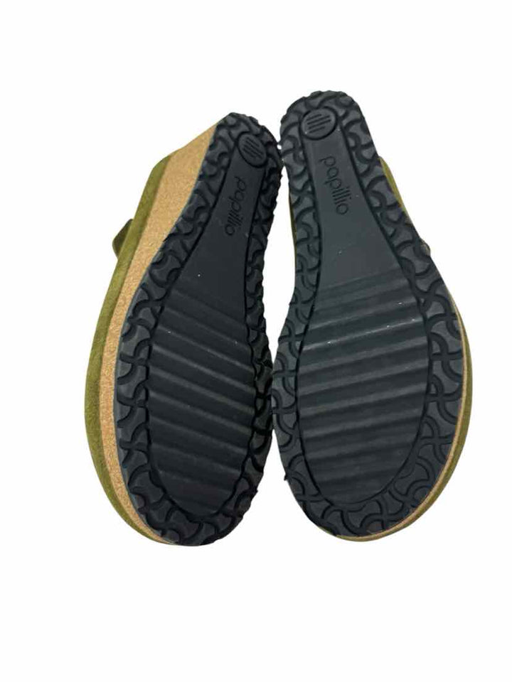 Shoe Size 40 PAPILIO Olive Suede Flats