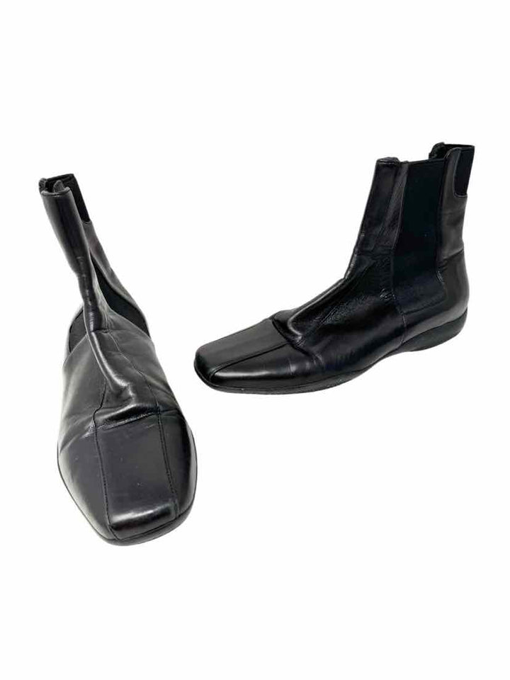 Shoe Size 39 PRADA Black Leather Boots