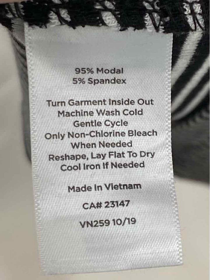 Size L Talbots Black/White Dress