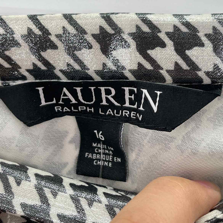 Size 16 RALPH LAUREN Black/White Skirt