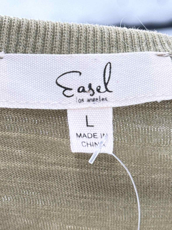 Size L EASEL Green Dress