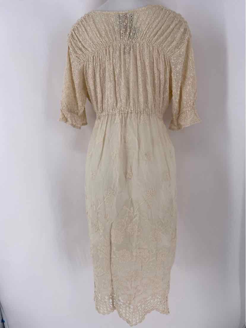 Size S Johnny Was Beige Dress