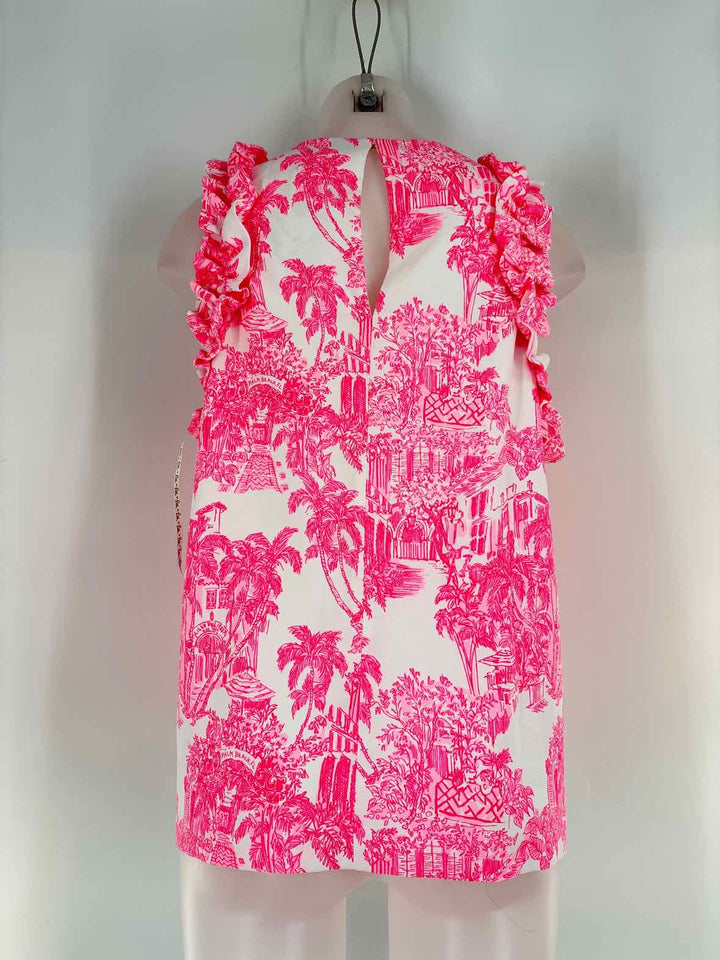 Size L Lilly Pulitzer PINK PRINT Shirt