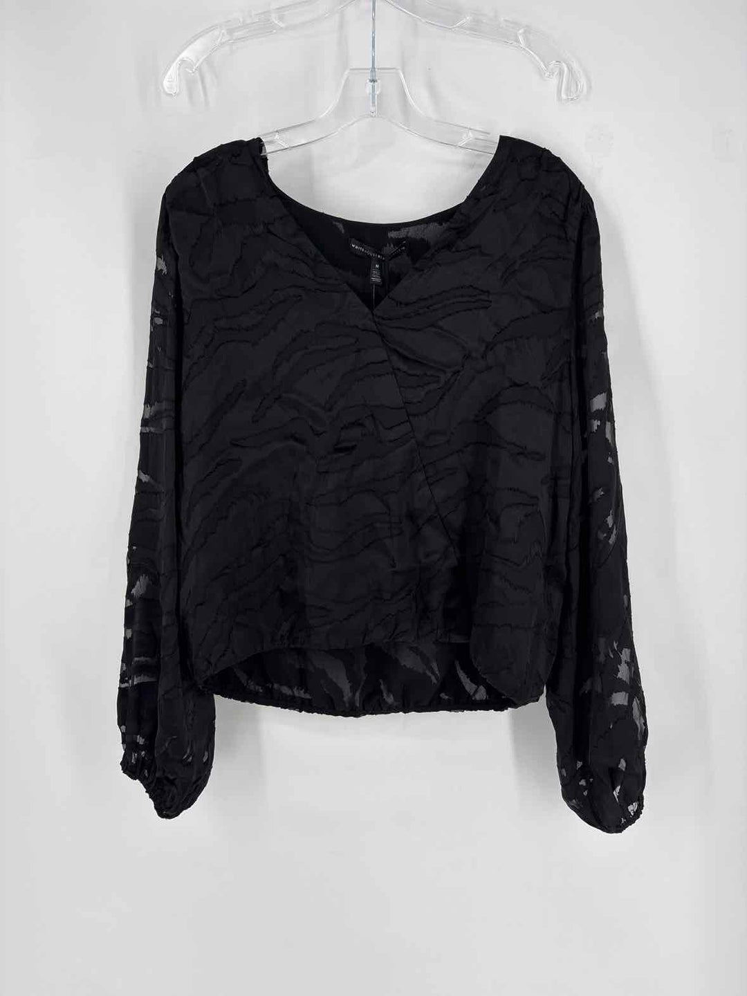 Size M White House Black Market Black Shirt