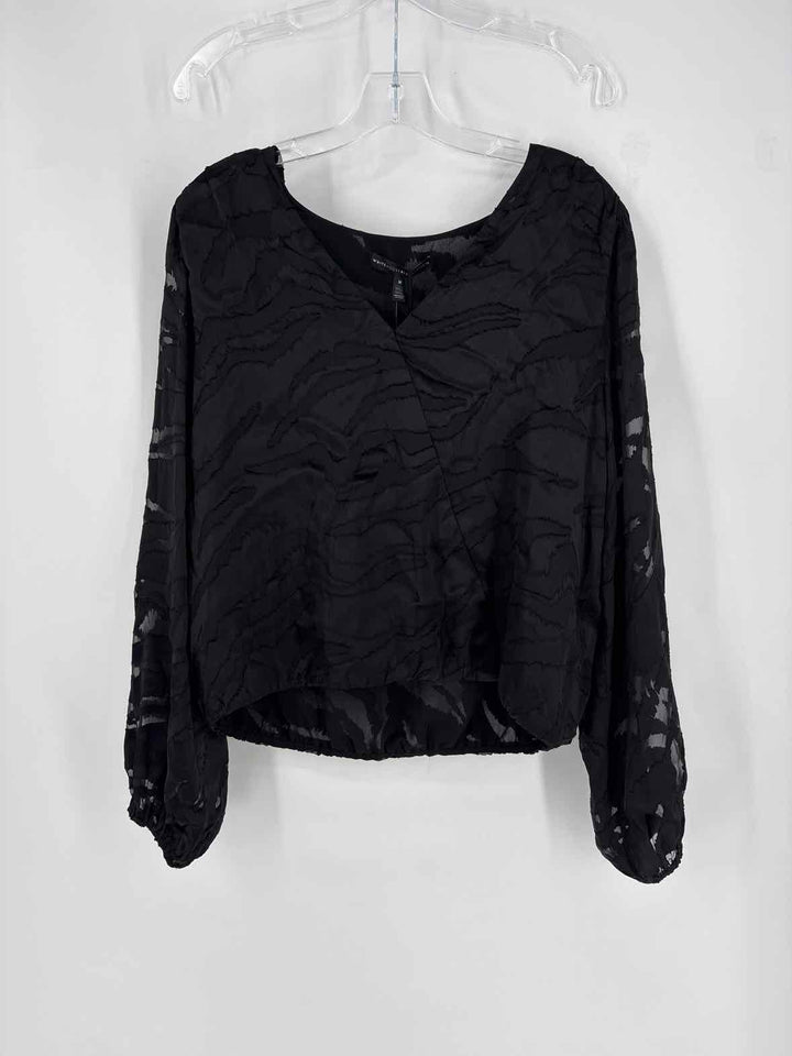 Size M White House Black Market Black Shirt