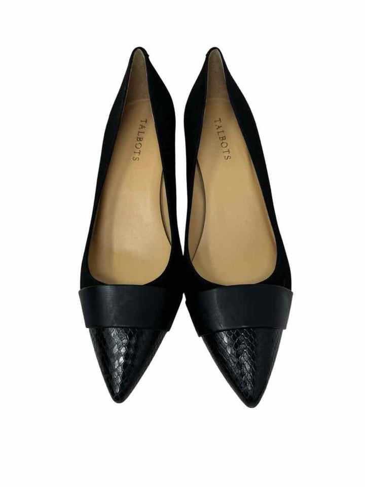Shoe Size 11 Talbots Black Suede Pumps