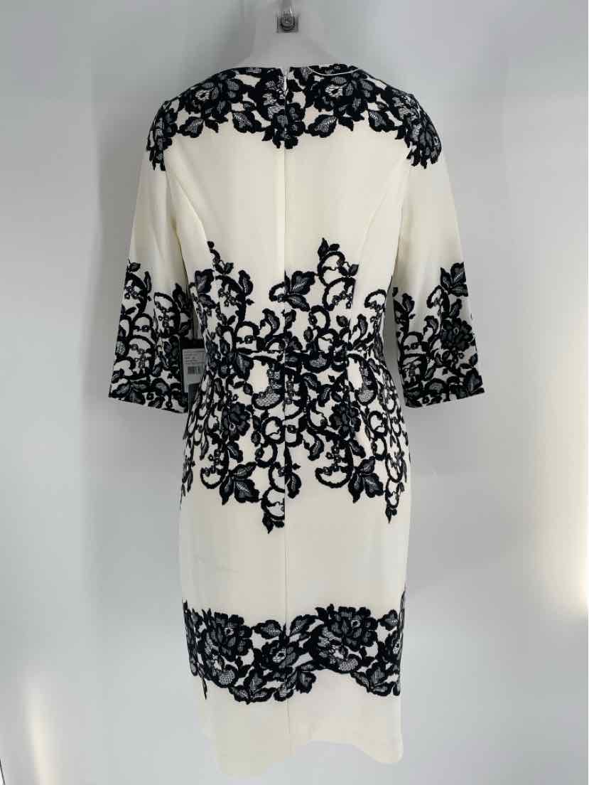 Size 8 Adrianna Papell Cream Dress