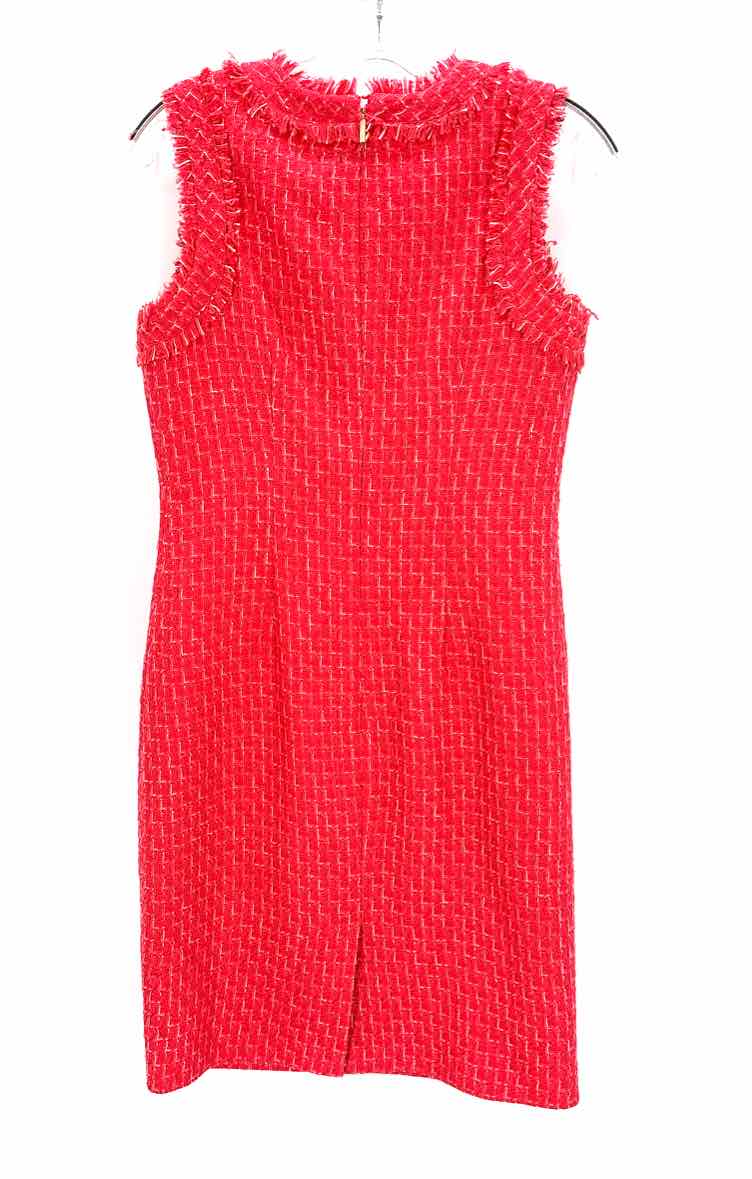 Size 2 KARL LAGERFELD Peach Tweed Dress
