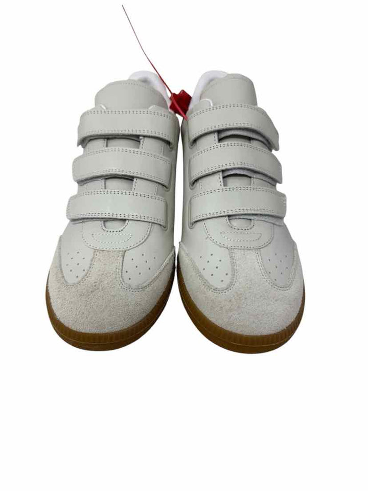 Shoe Size 40 ISABEL MARANT Ivory Leather Luxury - Sneakers