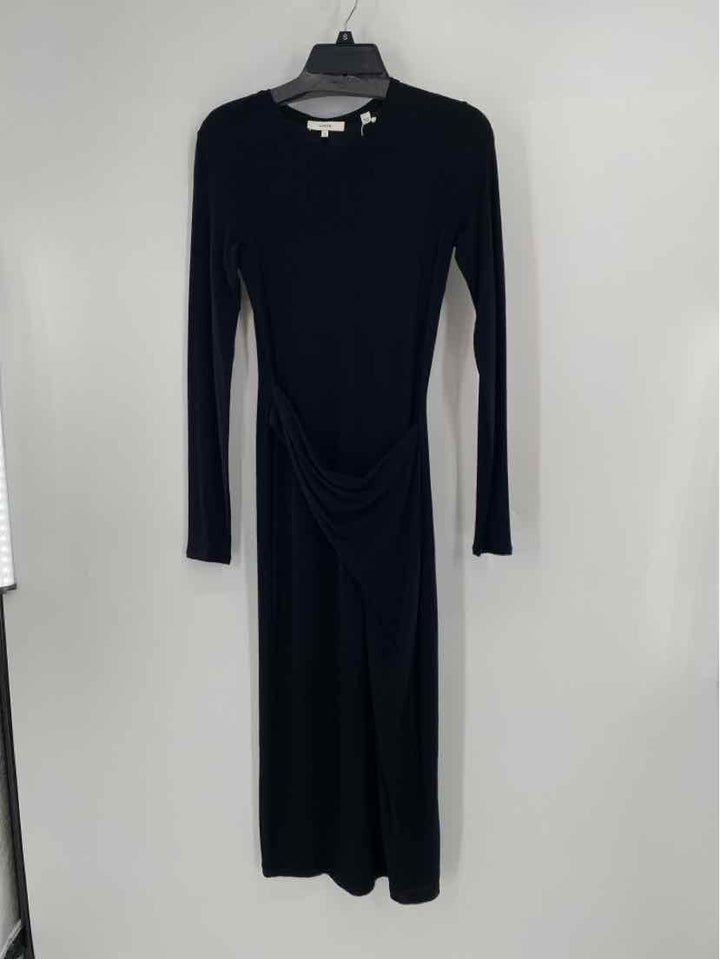 Size S VINCE Black Cotton Dress