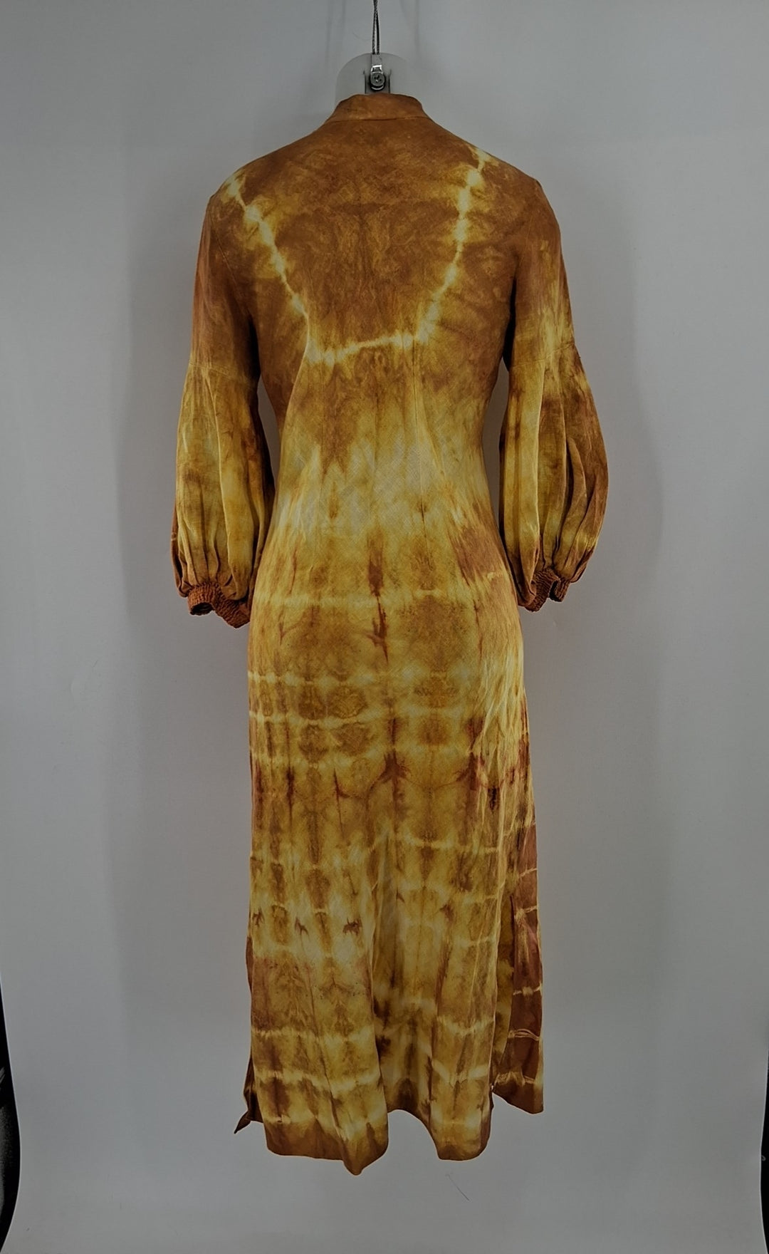 Size M Yellow Print Dress