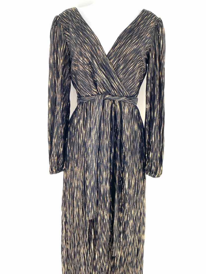 Size 2 GUESS Black Print Dress
