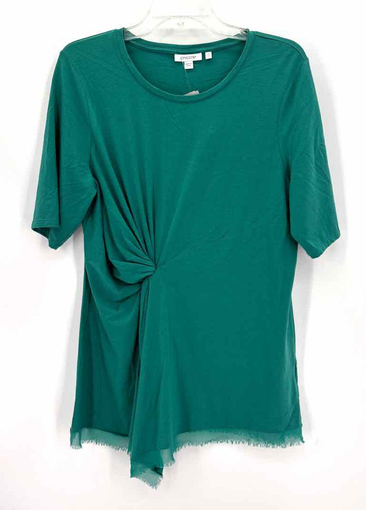 Size L Chico's Green Shirt