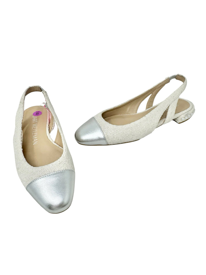 Shoe Size 8 Stuart Weitzman Tan Flats