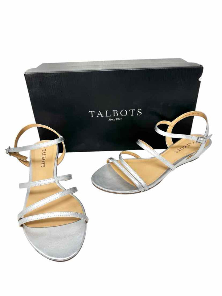 Shoe Size 6.5 Talbots Silver Sandals