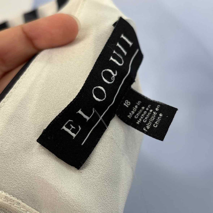 Size 18 ELOQUII Multi-Color Dress