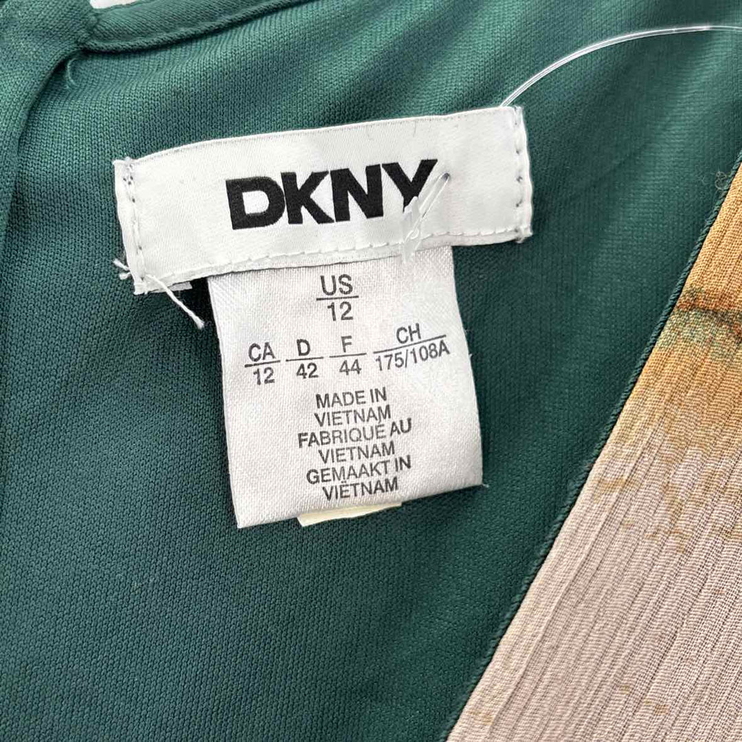 Size 12 DKNY Green Dress