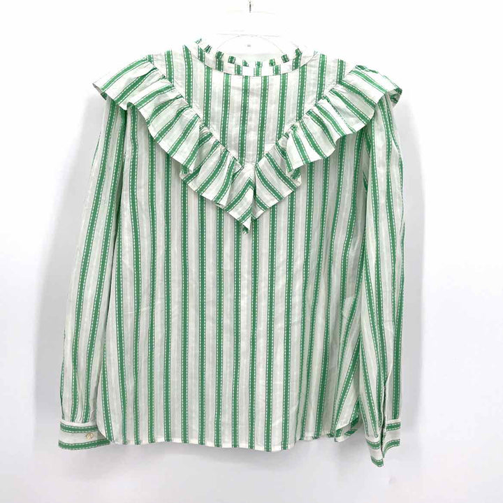 Size XL LOFT Green Print Shirt