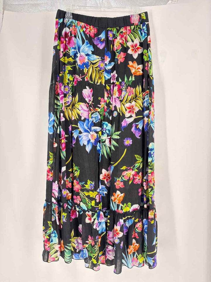 Size S Johnny Was Black Skirt