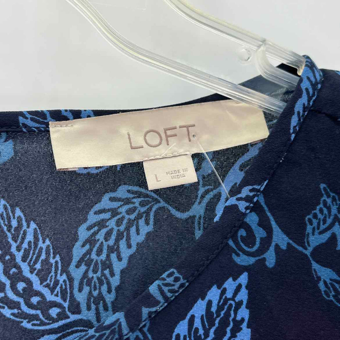 Size L LOFT Navy Shirt
