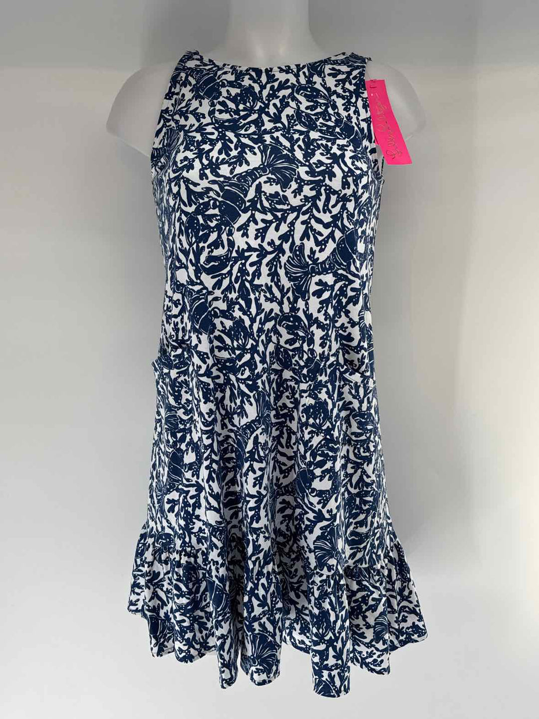 Size XXS Lilly Pulitzer Navy Cotton Dress