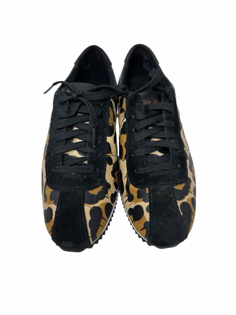 Shoe Size 9 Coach Black Print Sneakers