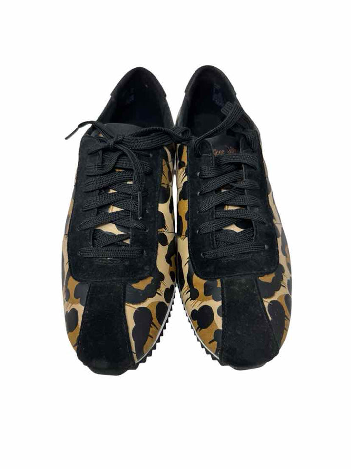 Shoe Size 9 Coach Black Print Sneakers