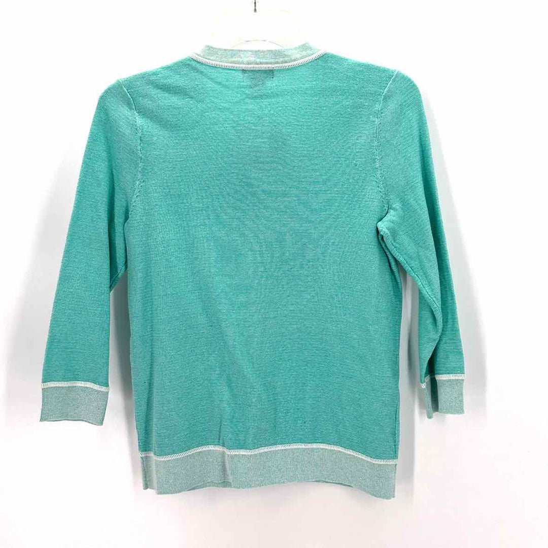 Size S EDDIE BAUER Aqua Knit Sweater