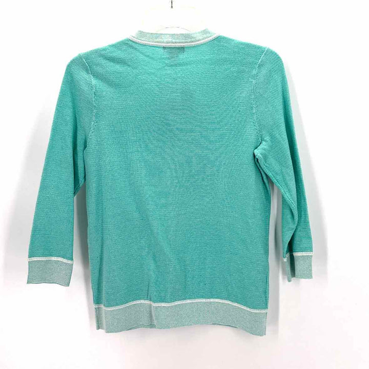 Size S EDDIE BAUER Aqua Knit Sweater