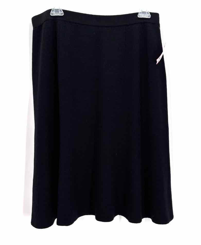 Size 12 ST JOHN Navy Knit Skirt