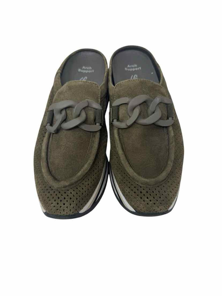 Shoe Size 38.5 SOFT WAVES Green Mules