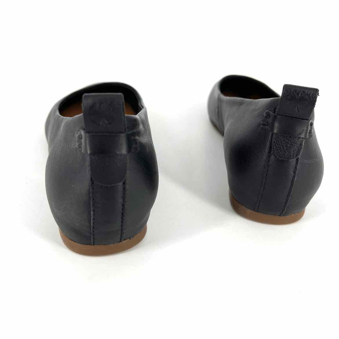 Shoe Size 8 LUCKY Black Leather Flats