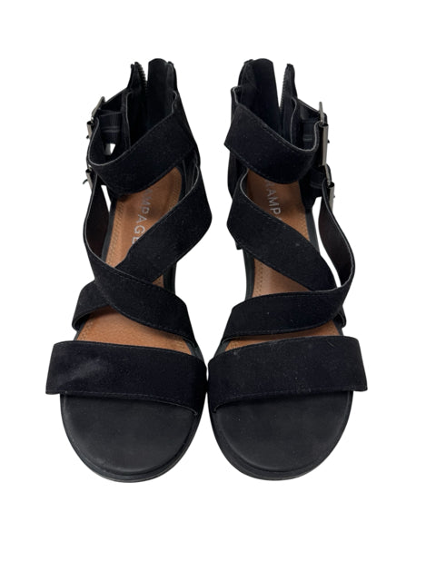 Shoe Size 7.5 RAMPAGE Black Suede Sandals