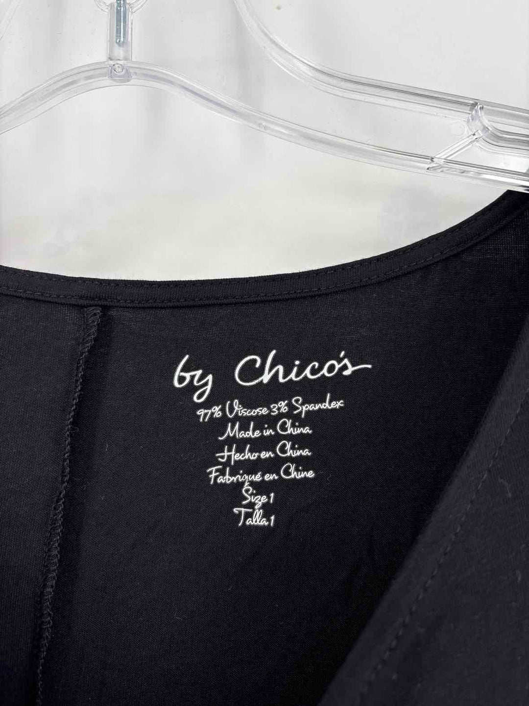 Size M Chico's Black Shirt