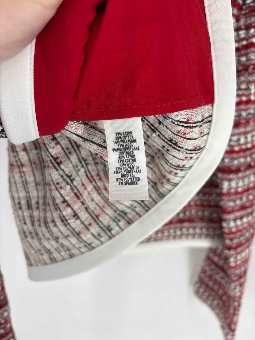 Size 6 ST JOHN Red Luxury - Blazer