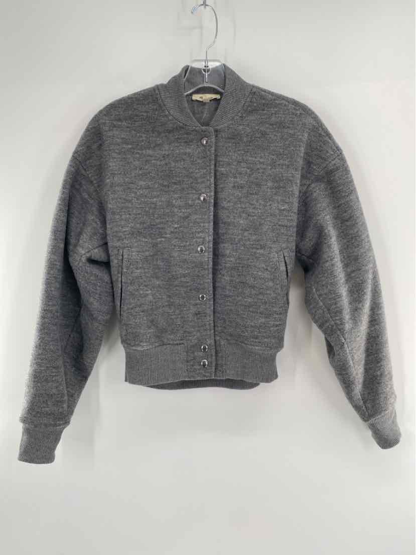 Size XS MADEWELL Gray Wool Jacket