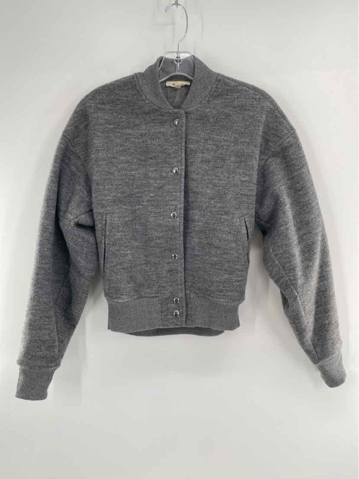 Size XS MADEWELL Gray Wool Jacket