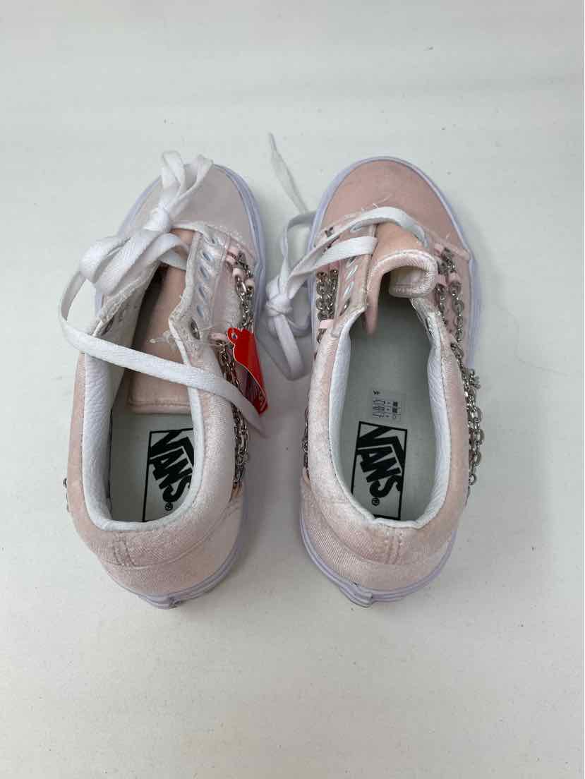 Shoe Size 7.5 Vans Pink Velour Sneakers