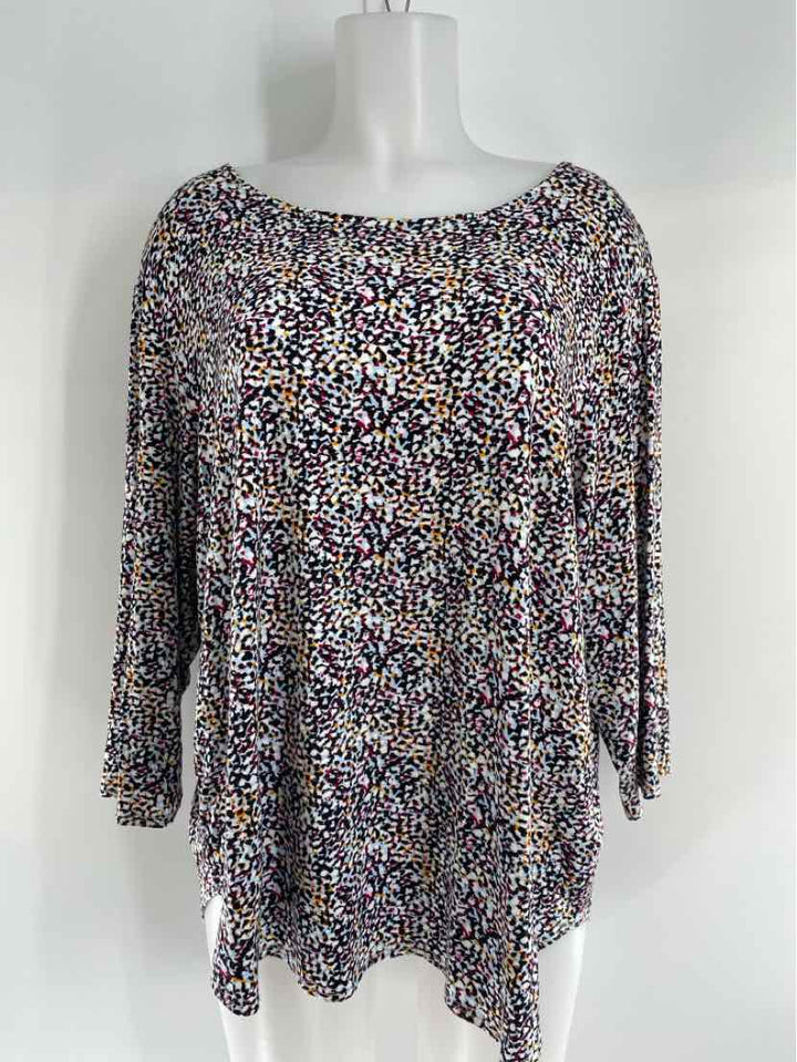 Size 3X PHILOSPHY Multi-Color Shirt