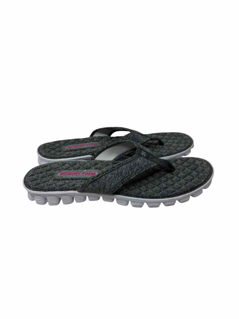 Shoe Size 10 Sketchers Gray Sandals