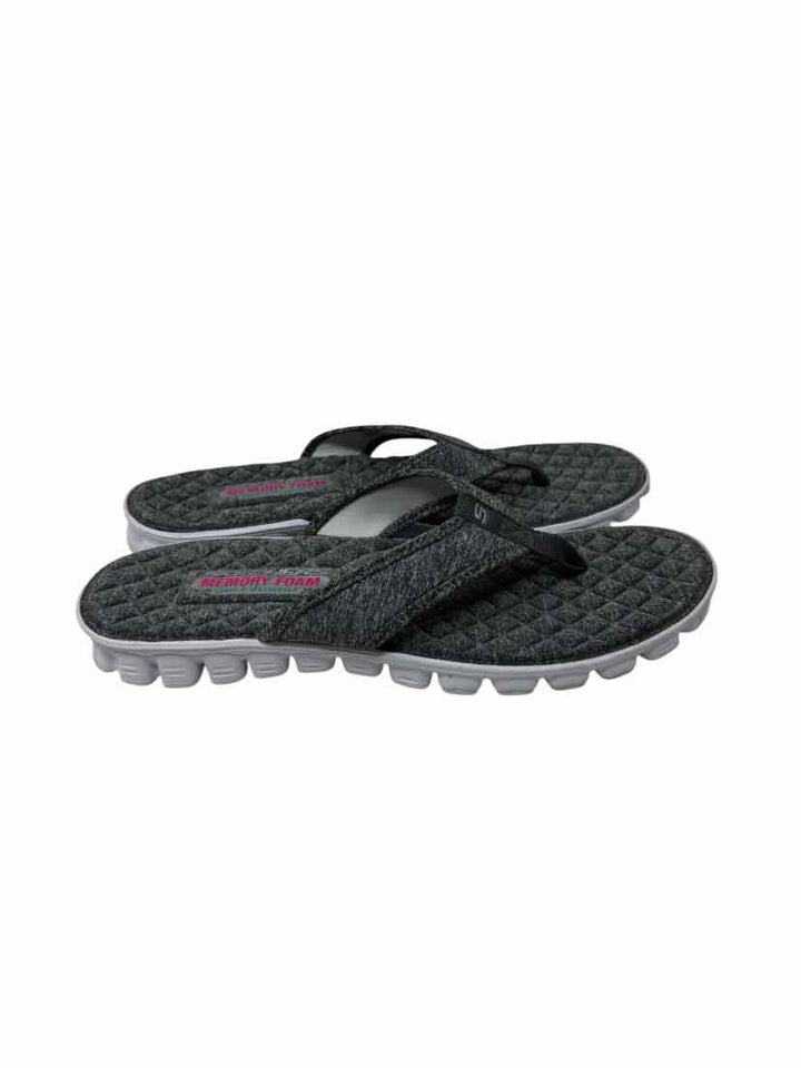 Shoe Size 10 Sketchers Gray Sandals