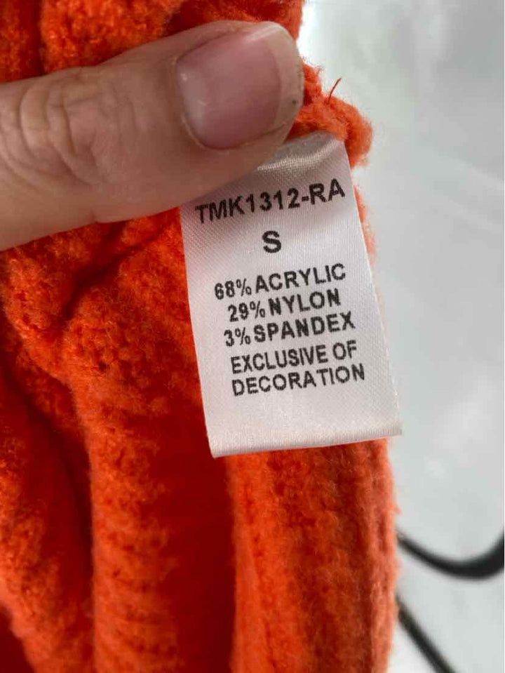 Size S THML Orange Sweater